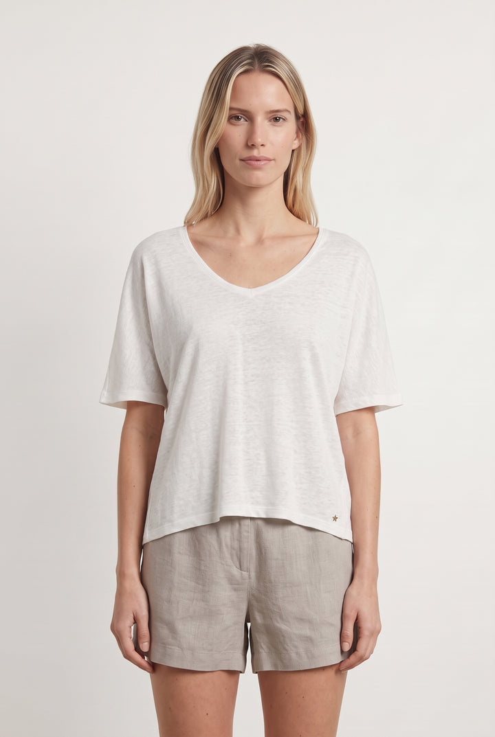 Tee-shirt Beige - Taille S/36 de la marque Des petits hauts | PARAD120444 - Vendu par Paradigme - Image 1