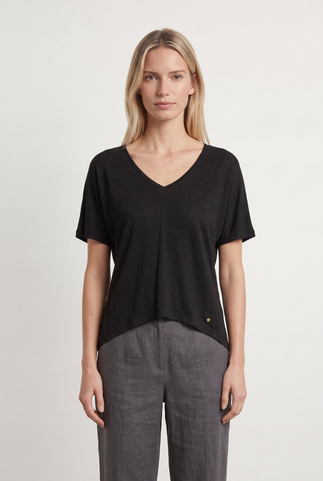 Tee-shirt Noir - Taille S/36 de la marque Des petits hauts | PARAD120447 - Vendu par Paradigme - Image 1