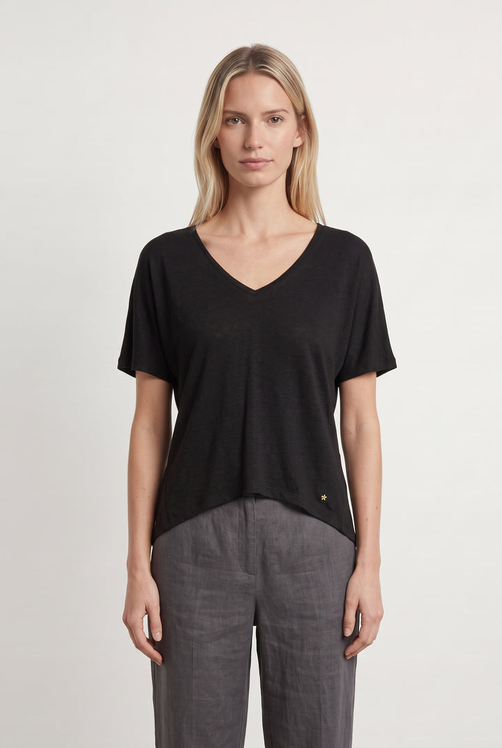 Tee-shirt Noir - Taille S/36 de la marque Des petits hauts | PARAD120447 - Vendu par Paradigme - Image 1