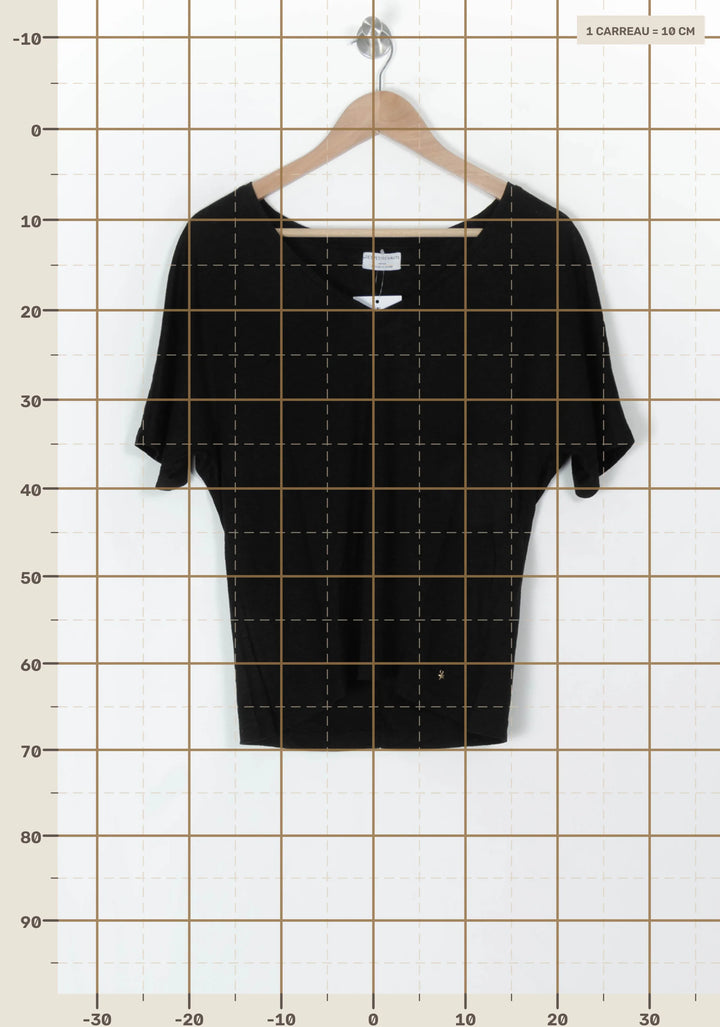 Tee-shirt Noir - Taille S/36 de la marque Des petits hauts | PARAD120447 - Vendu par Paradigme - Image 4