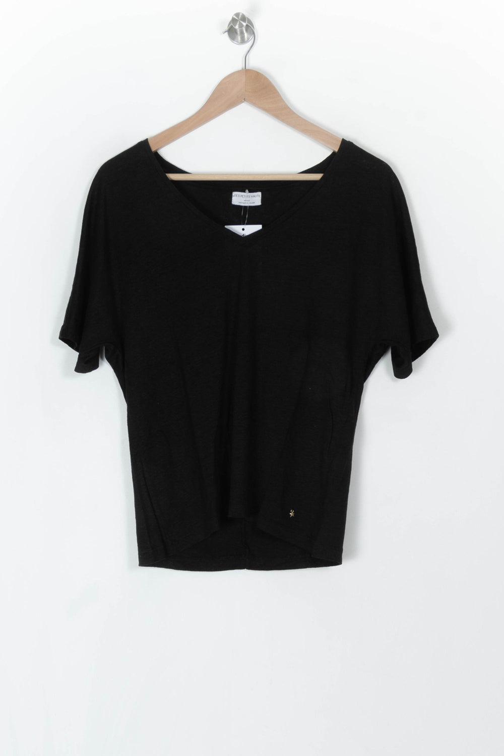 Tee-shirt Noir - Taille S/36 de la marque Des petits hauts | PARAD120447 - Vendu par Paradigme - Image 2
