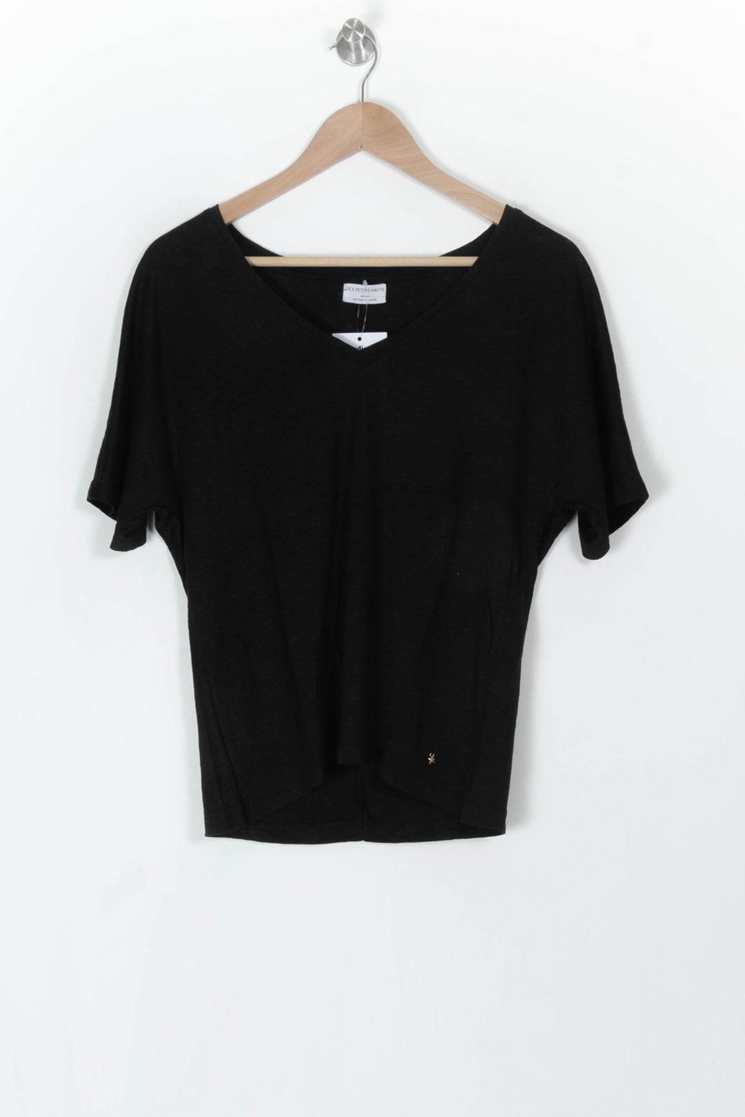 Tee-shirt Noir - Taille S/36 de la marque Des petits hauts | PARAD120447 - Vendu par Paradigme - Image 2