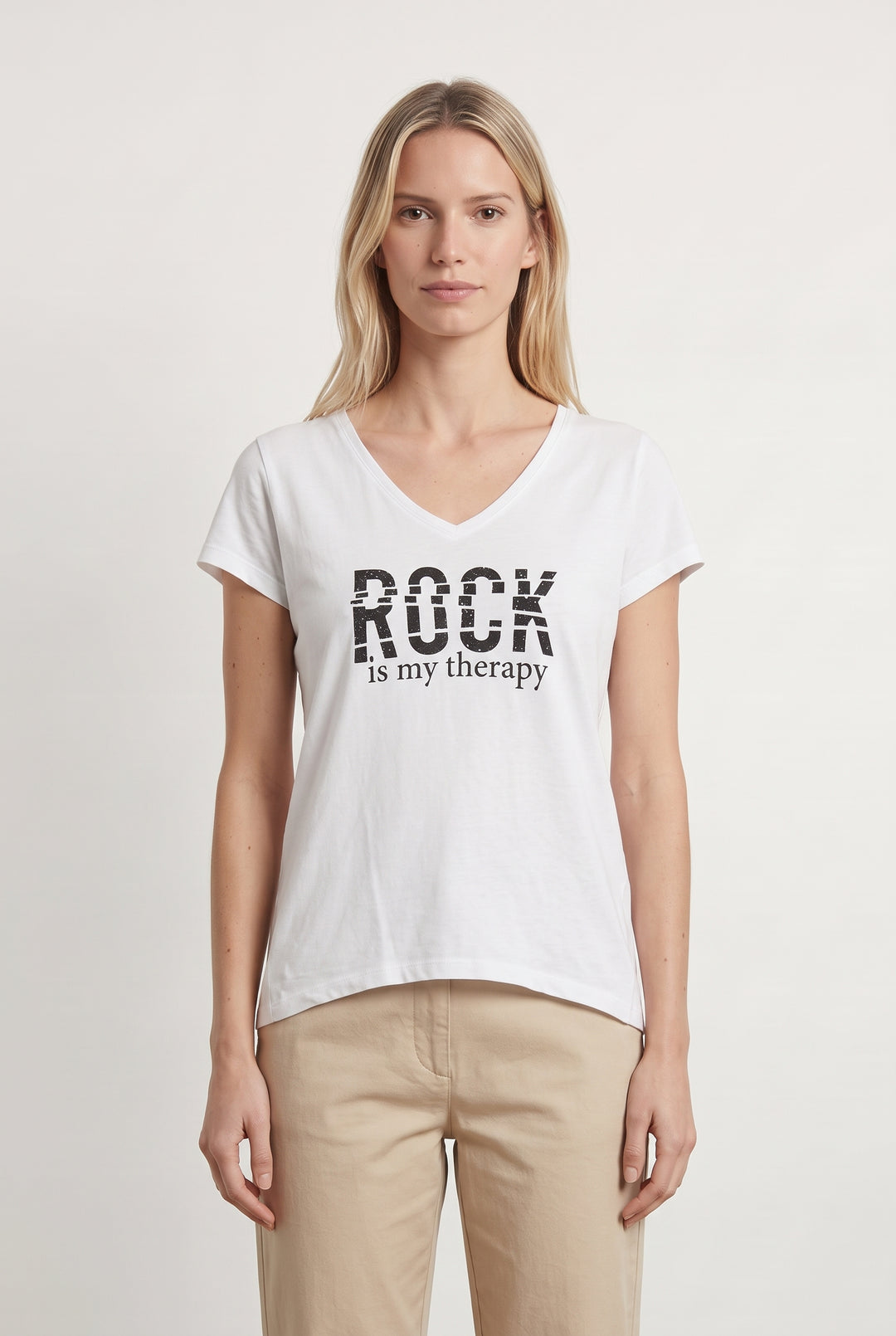 Tee-shirt Blanc - Taille S/36 de la marque IKKS | PARAD120449 - Vendu par Paradigme - Image 1