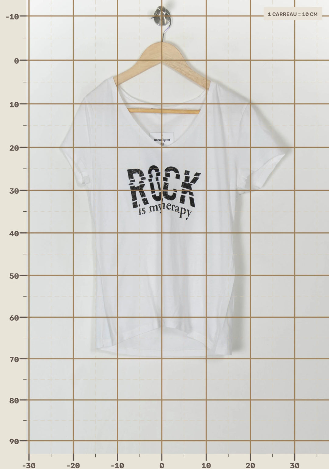 Tee-shirt Blanc - Taille S/36 de la marque IKKS | PARAD120449 - Vendu par Paradigme - Image 4