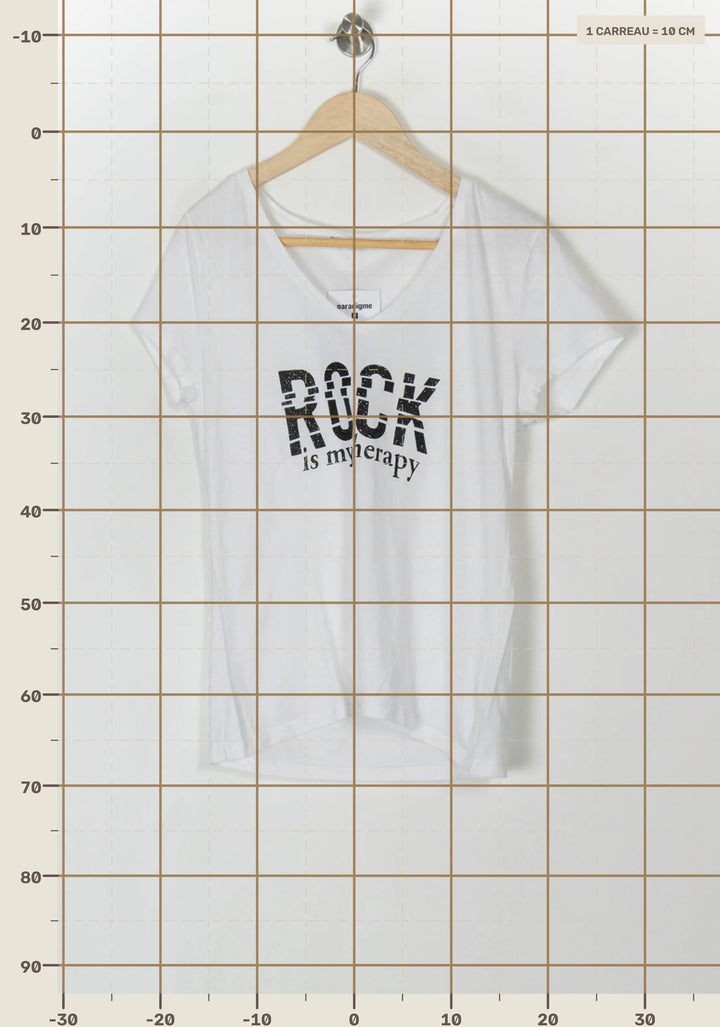 Tee-shirt Blanc - Taille S/36 de la marque IKKS | PARAD120449 - Vendu par Paradigme - Image 4