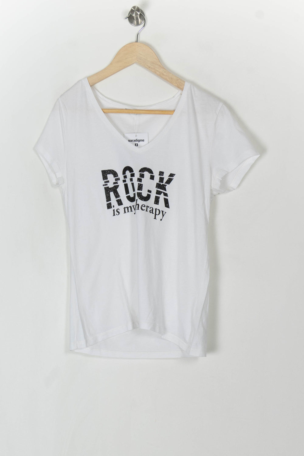 Tee-shirt Blanc - Taille S/36 de la marque IKKS | PARAD120449 - Vendu par Paradigme - Image 2