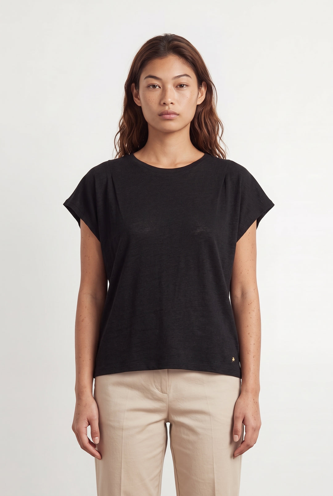 Tee-shirt Noir - Taille S/36 de la marque Des petits hauts | PARAD120450 - Vendu par Paradigme - Image 1