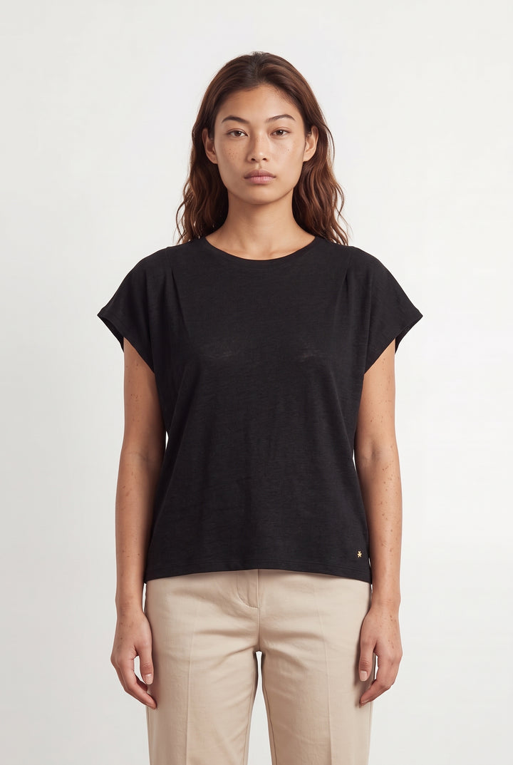 Tee-shirt Noir - Taille S/36 de la marque Des petits hauts | PARAD120450 - Vendu par Paradigme - Image 1