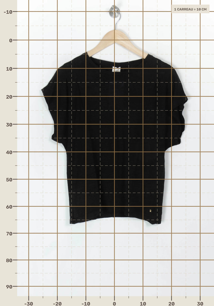 Tee-shirt Noir - Taille S/36 de la marque Des petits hauts | PARAD120450 - Vendu par Paradigme - Image 4