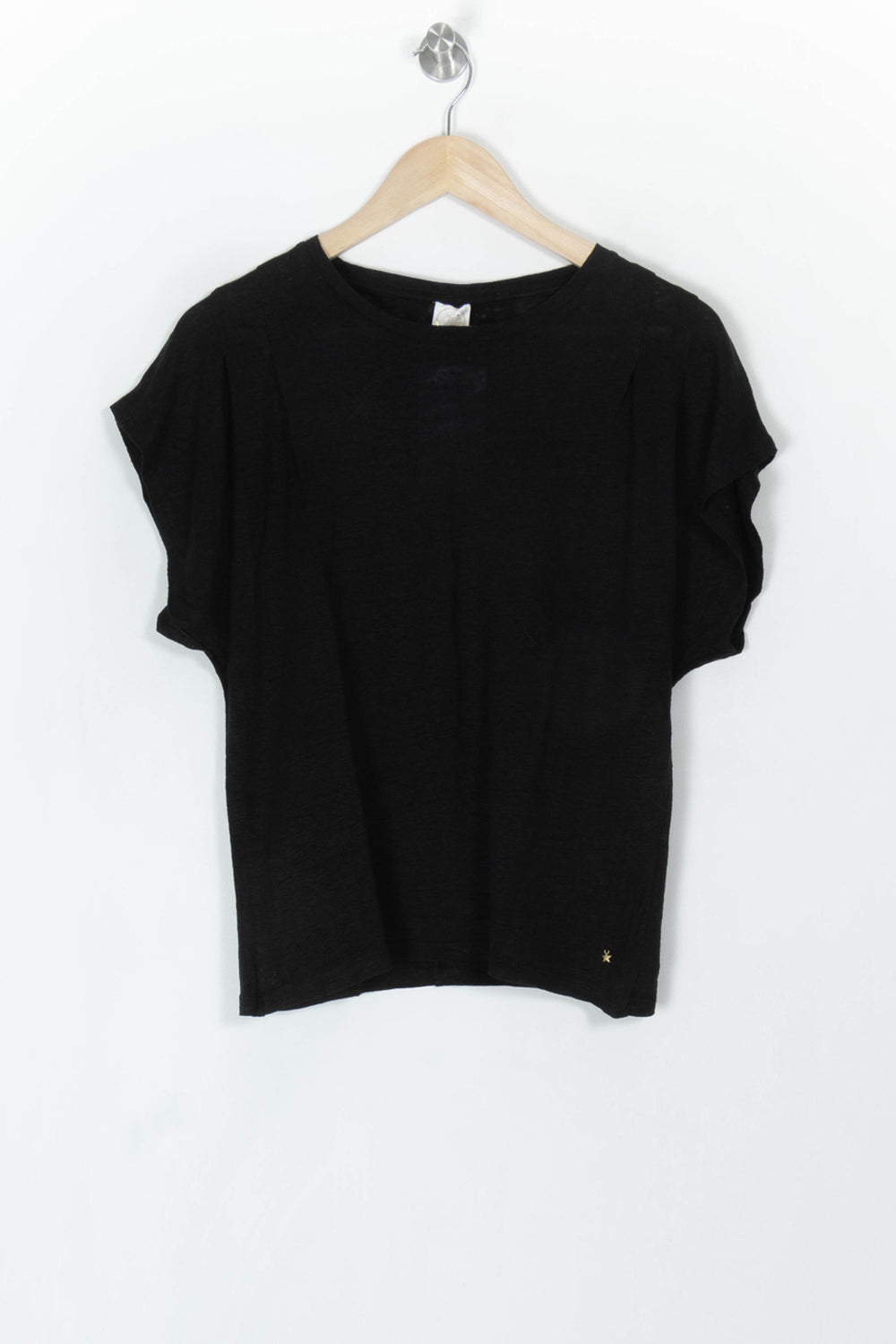 Tee-shirt Noir - Taille S/36 de la marque Des petits hauts | PARAD120450 - Vendu par Paradigme - Image 2