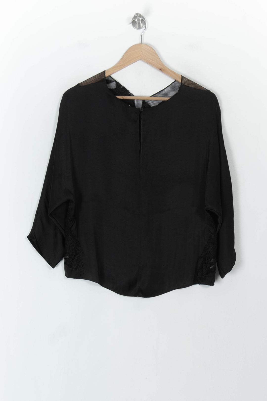 Blouse Noire - Taille S/36 de la marque IKKS | PARAD120457 - Vendu par Paradigme - Image 5