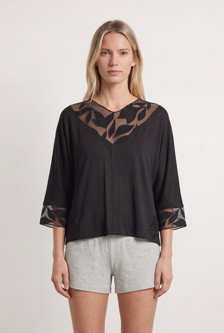 Blouse Noire - Taille S/36 de la marque IKKS | PARAD120457 - Vendu par Paradigme - Image 1