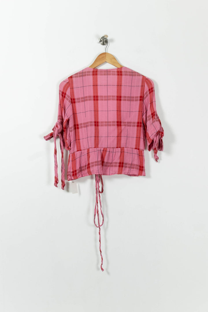 Blouse Rose et Rouge - Taille S/36 de la marque Make My Lemonade | PARAD12046 - Vendu par Paradigme - Image 4