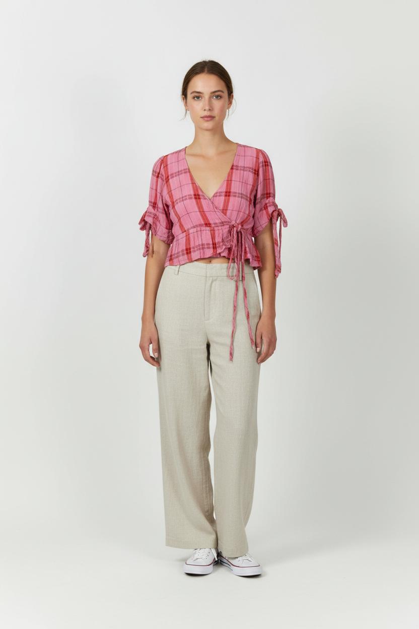 Blouse Rose et Rouge - Taille S/36 de la marque Make My Lemonade | PARAD12046 - Vendu par Paradigme - Image 1