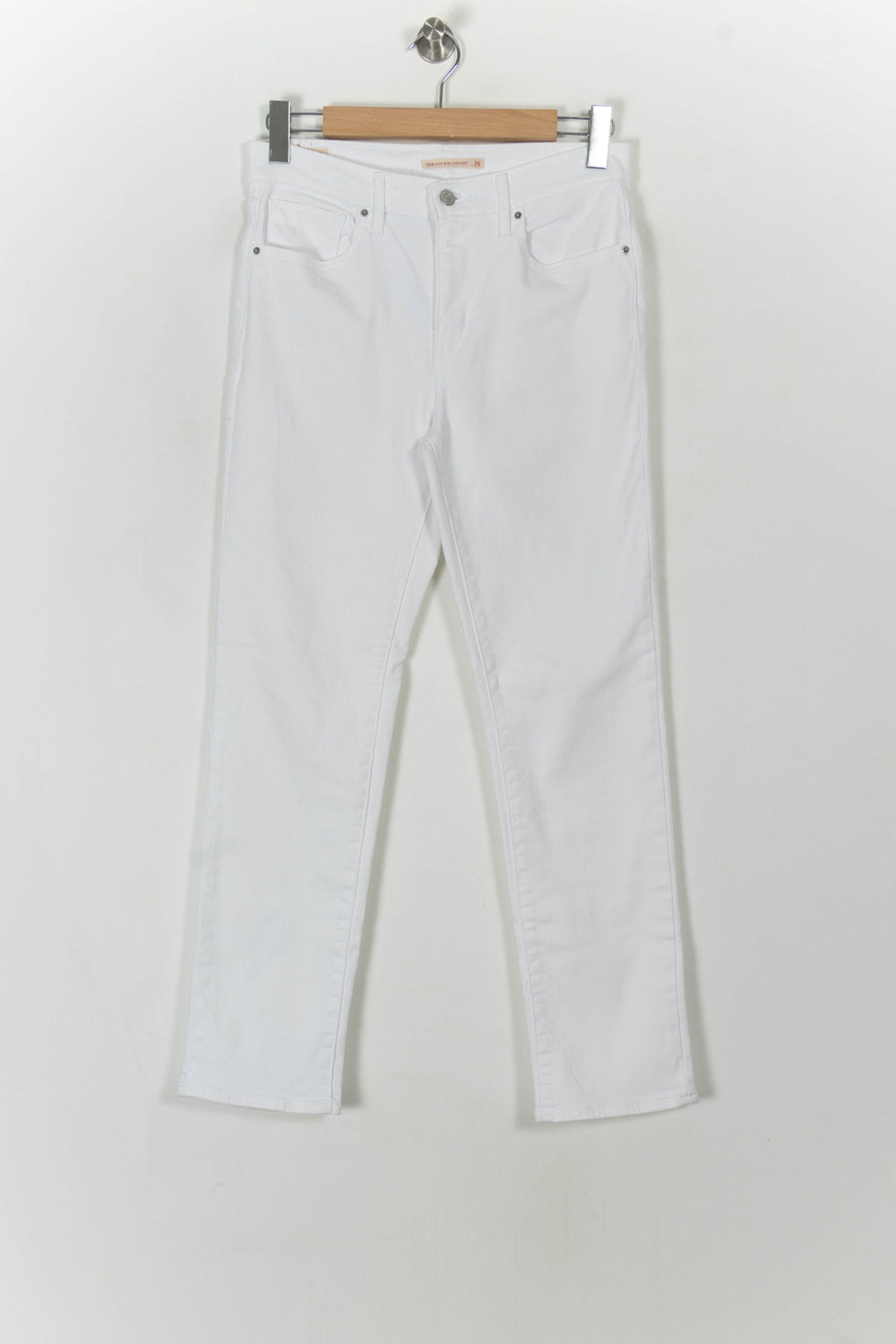 Jean Droit Blanc - Taille L/40 de la marque Levi's | PARAD120460 - Vendu par Paradigme - Image 2