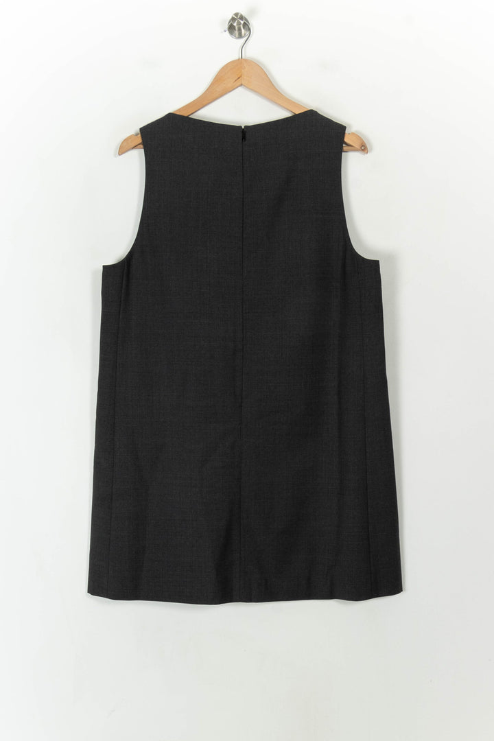 Robe Sans Manches Grise - Taille XL/42 de la marque Claudie Pierlot | PARAD120461 - Vendu par Paradigme - Image 5