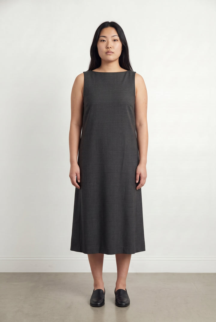 Robe Sans Manches Grise - Taille XL/42 de la marque Claudie Pierlot | PARAD120461 - Vendu par Paradigme - Image 1