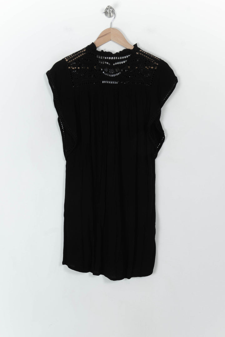 Robe Courte Noire - Taille S/36 de la marque Maison 123 | PARAD120462 - Vendu par Paradigme - Image 5