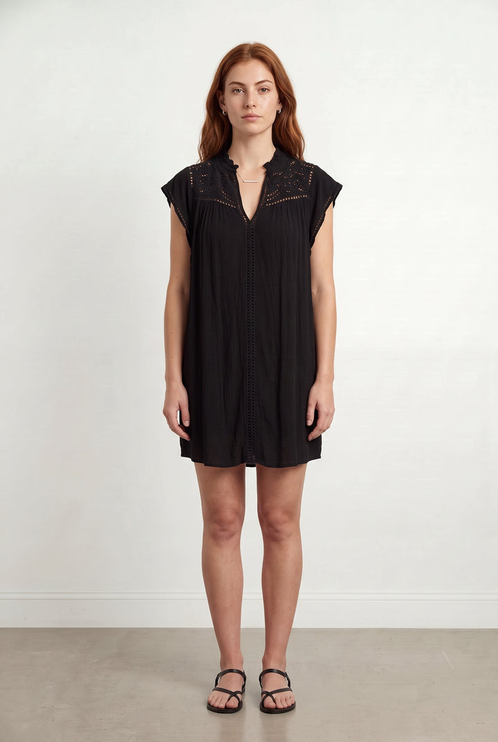 Robe Courte Noire - Taille S/36 de la marque Maison 123 | PARAD120462 - Vendu par Paradigme - Image 1
