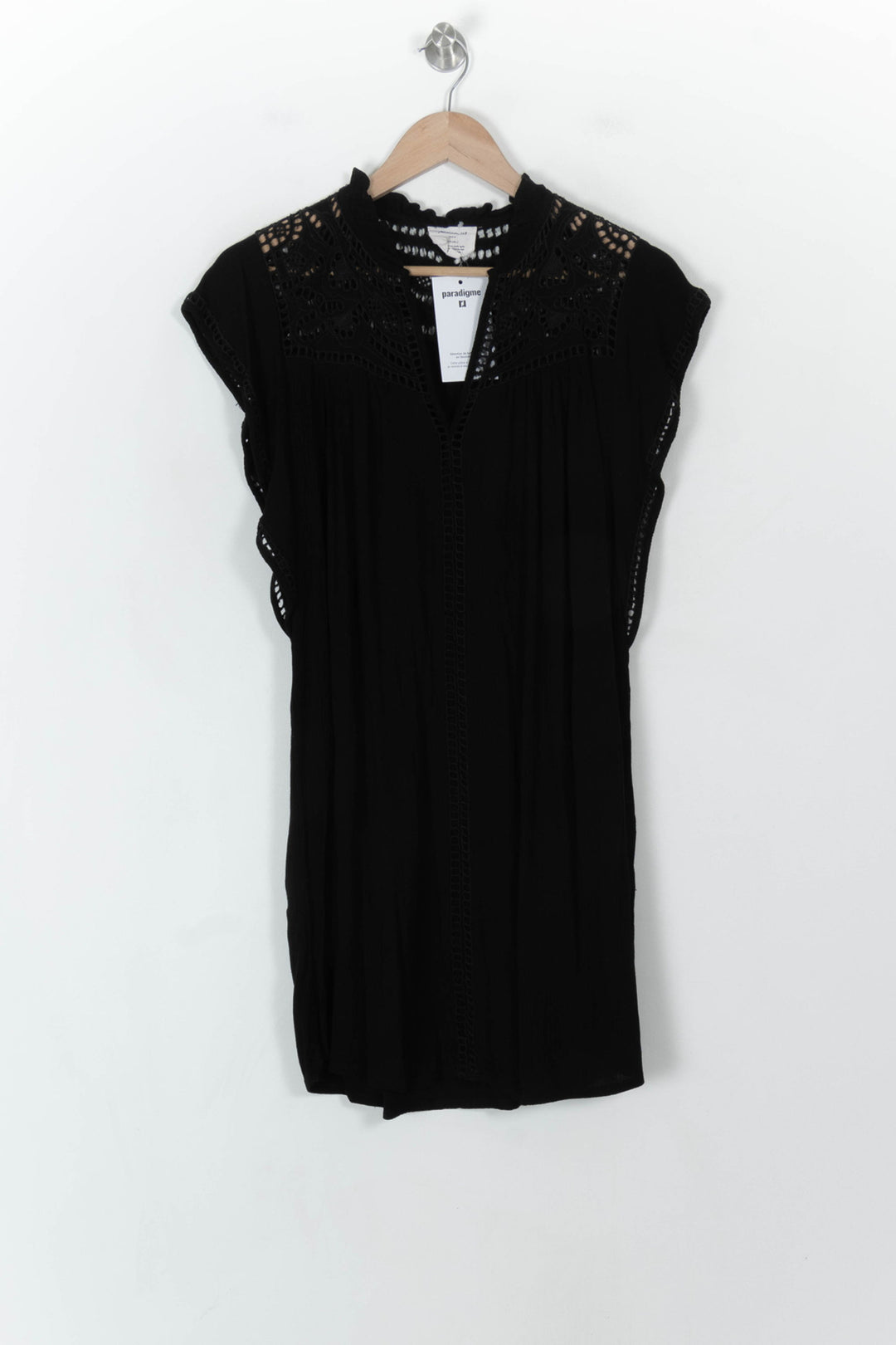 Robe Courte Noire - Taille S/36 de la marque Maison 123 | PARAD120462 - Vendu par Paradigme - Image 2