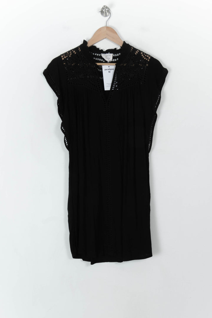 Robe Courte Noire - Taille S/36 de la marque Maison 123 | PARAD120462 - Vendu par Paradigme - Image 2