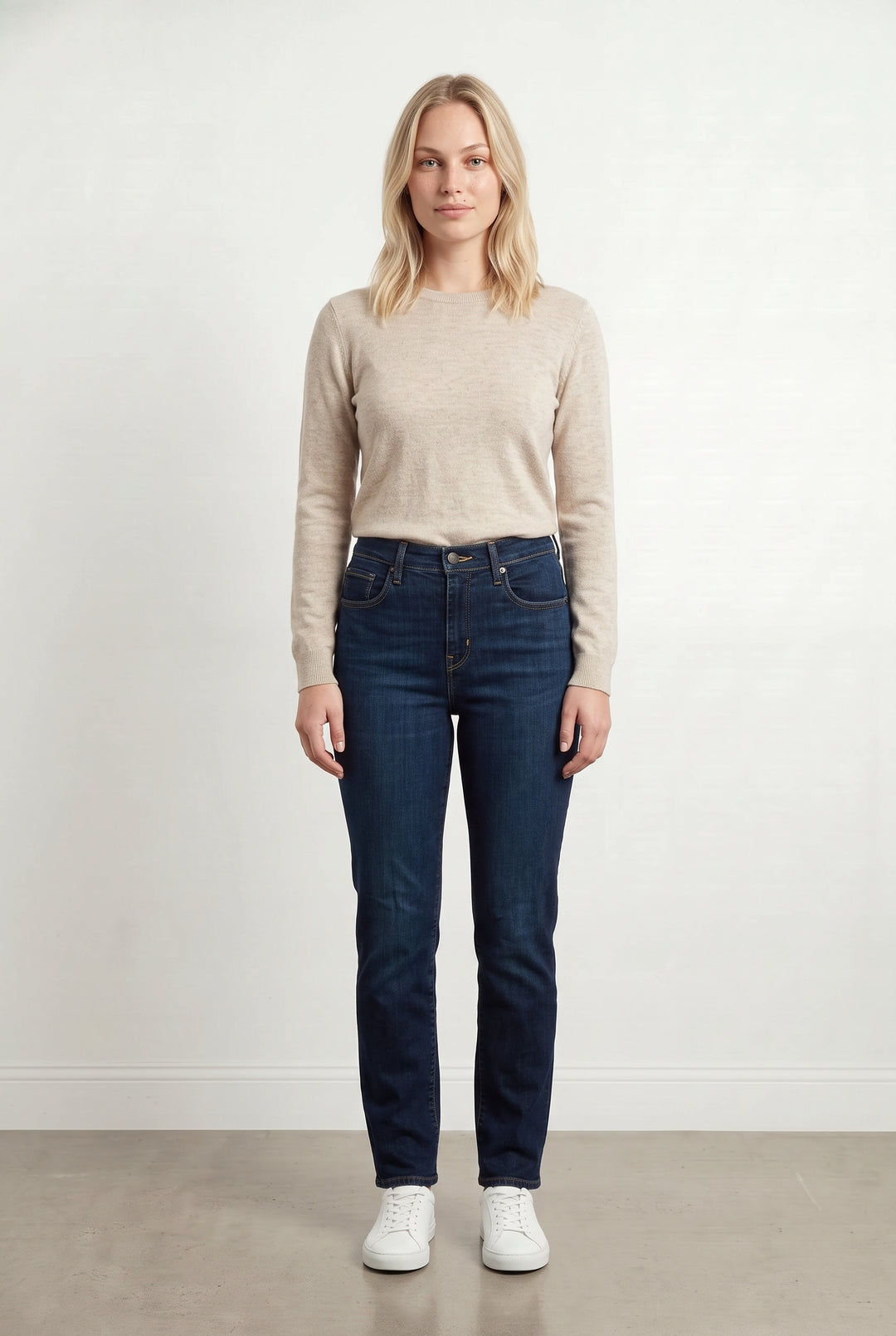 Jean Droit Bleu - Taille L/40 de la marque Levi&