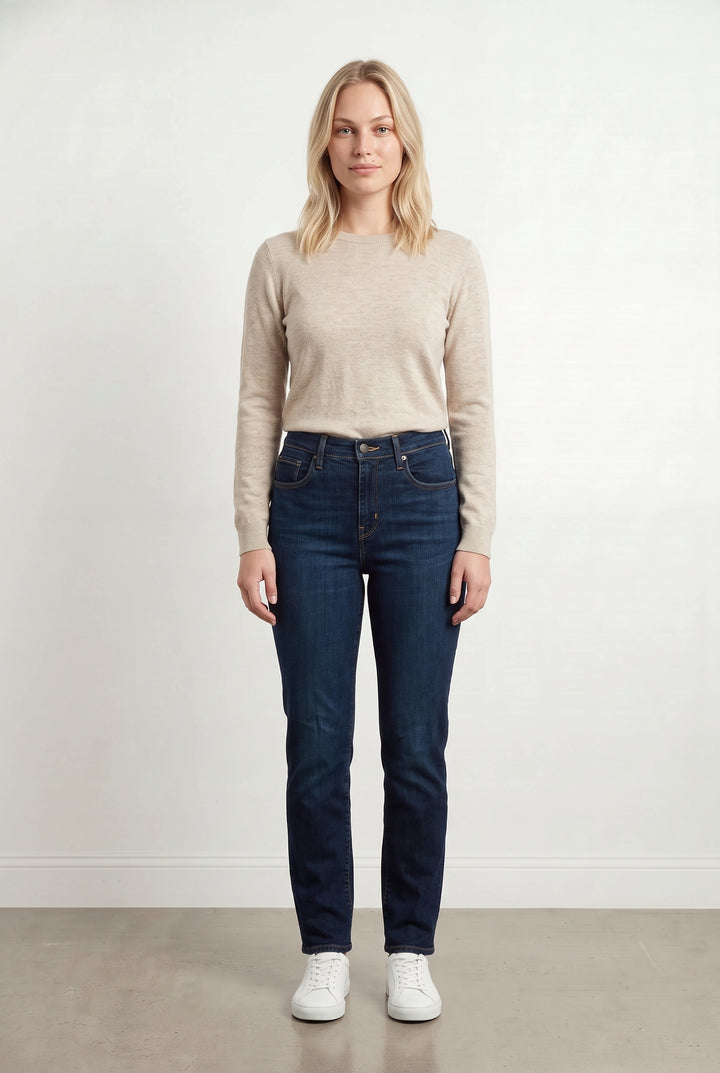 Jean Droit Bleu - Taille L/40 de la marque Levi&