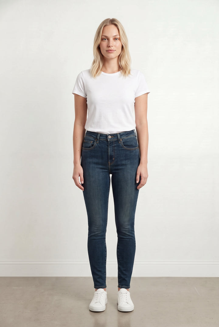Jean Skinny Bleu - Taille L/40 de la marque Levi&