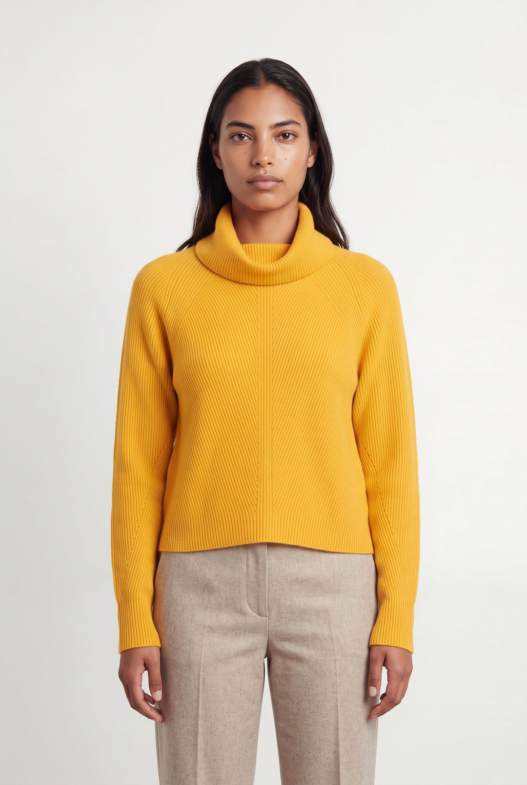 Pull Jaune - Taille L/40 de la marque Eric Bompard | PARAD120468 - Vendu par Paradigme - Image 1