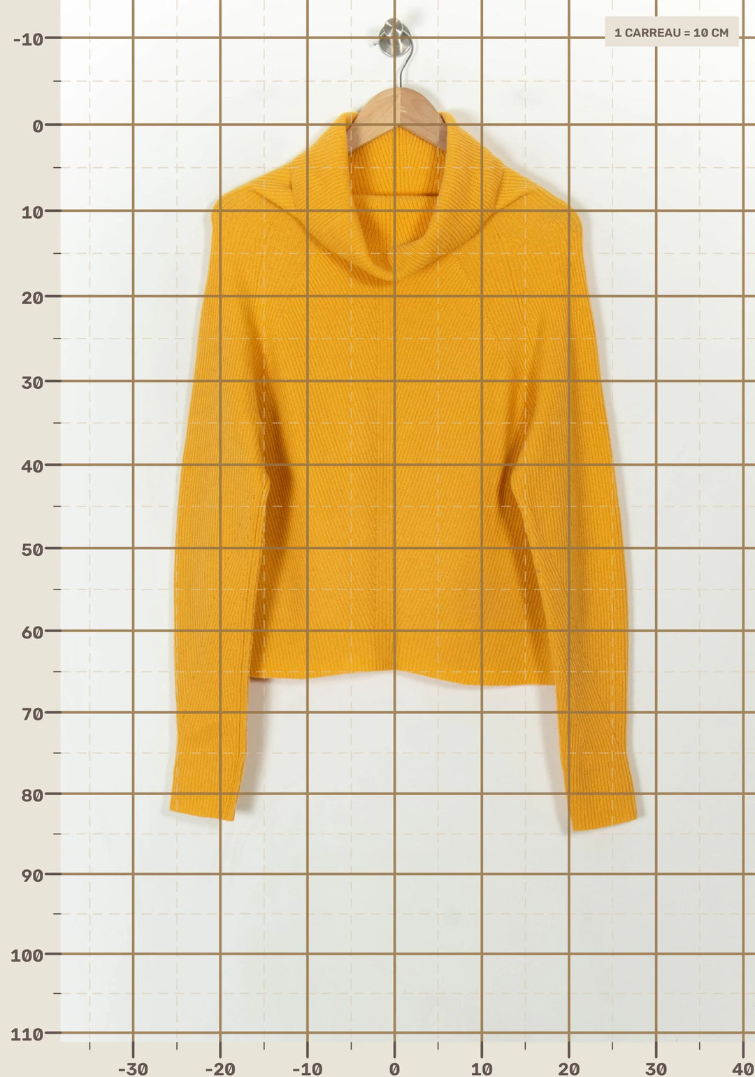 Pull Jaune - Taille L/40 de la marque Eric Bompard | PARAD120468 - Vendu par Paradigme - Image 4