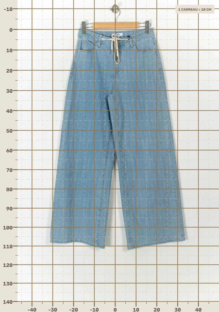 Jean Large Bleu - Taille L/40 de la marque Suncoo | PARAD120469 - Vendu par Paradigme - Image 4