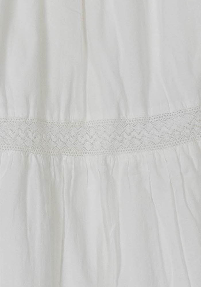 Jupe Longue Blanche - Taille XL/42 de la marque Caroll | PARAD120471 - Vendu par Paradigme - Image 3