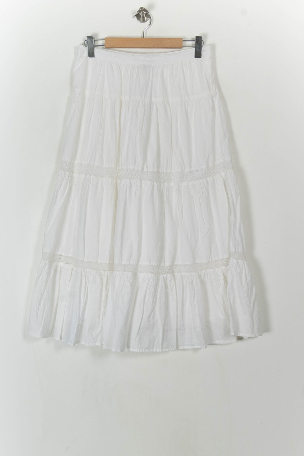Jupe Longue Blanche - Taille XL/42 de la marque Caroll | PARAD120471 - Vendu par Paradigme - Image 2