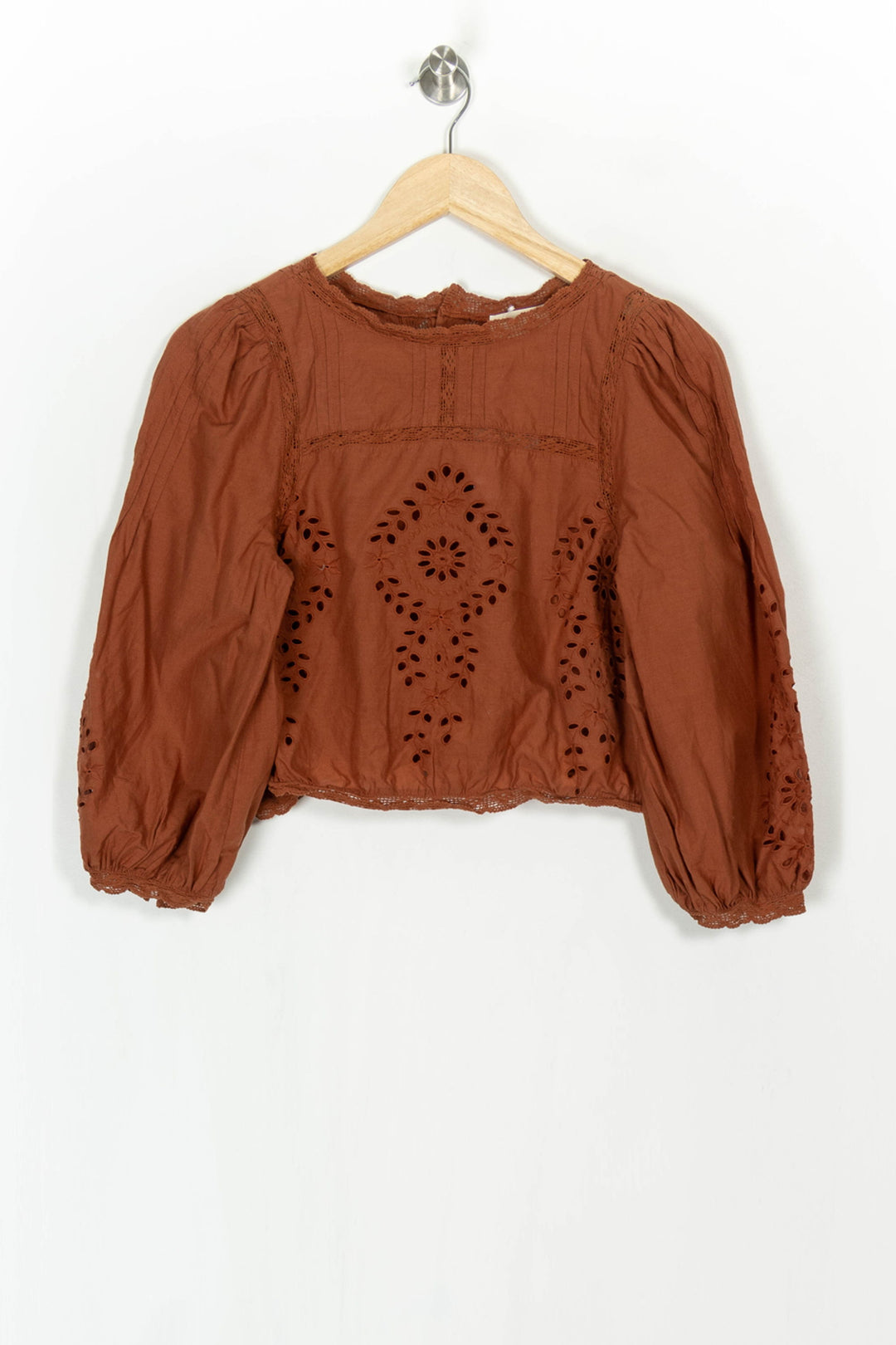 Blouse Orange - Taille XS/34 de la marque Sézane | PARAD120474 - Vendu par Paradigme - Image 2