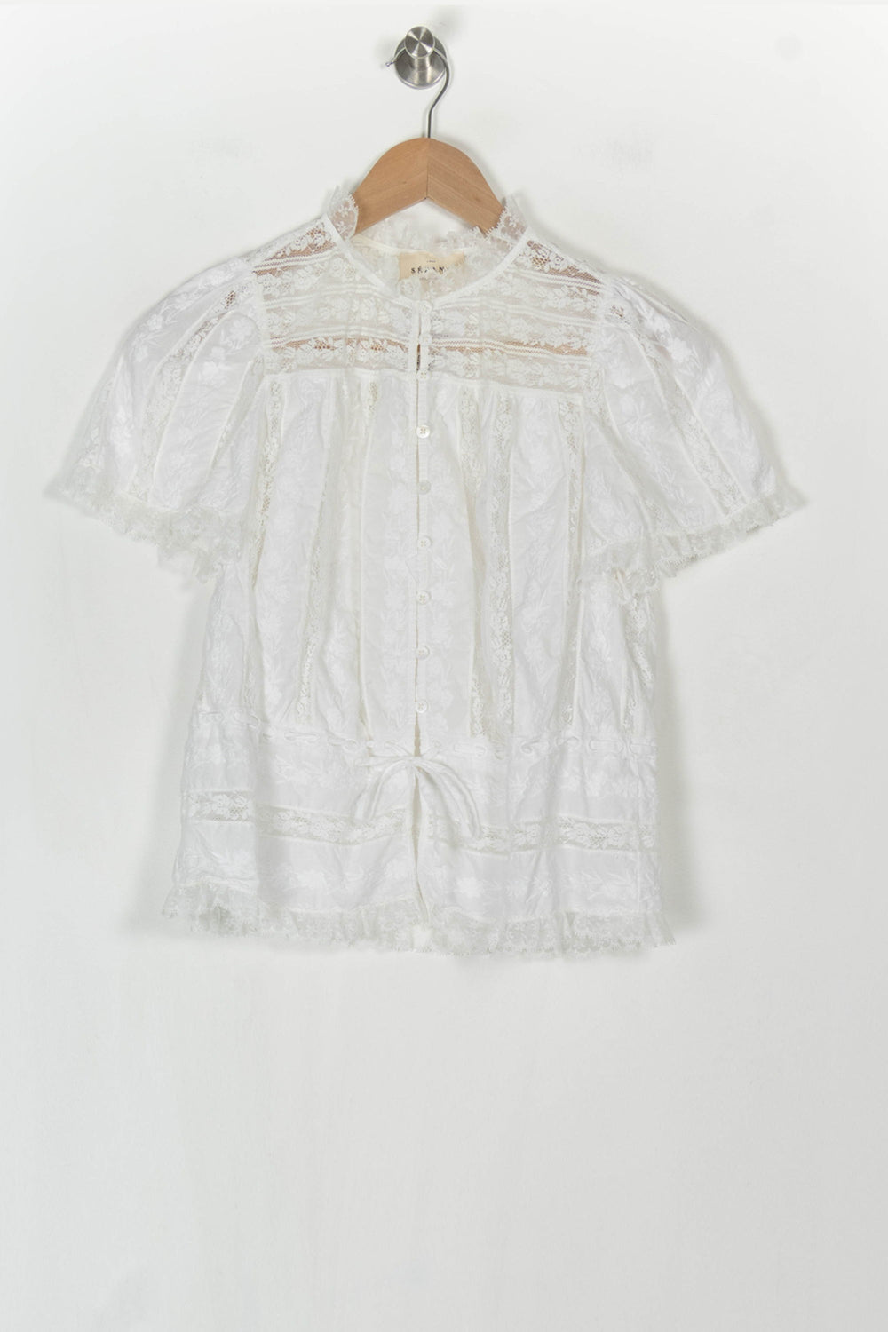 Blouse Blanche - Taille XS/34 de la marque Sézane | PARAD120475 - Vendu par Paradigme - Image 2