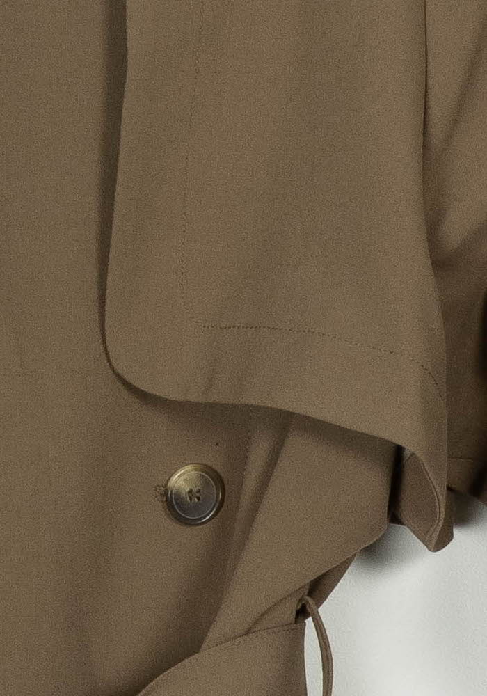Trench Marron - Taille XS/34 de la marque Make My Lemonade | PARAD120477 - Vendu par Paradigme - Image 3