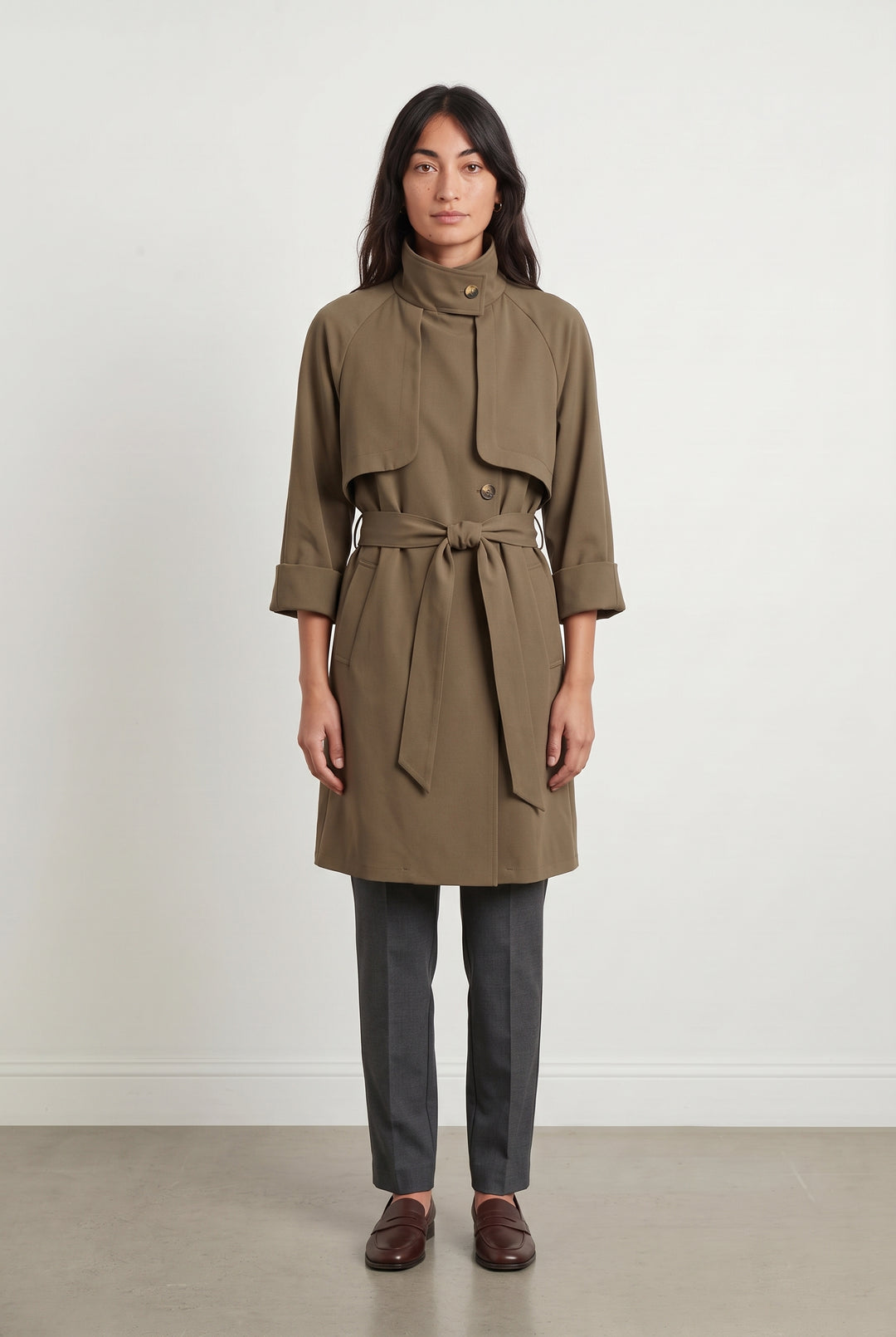 Trench Marron - Taille XS/34 de la marque Make My Lemonade | PARAD120477 - Vendu par Paradigme - Image 1