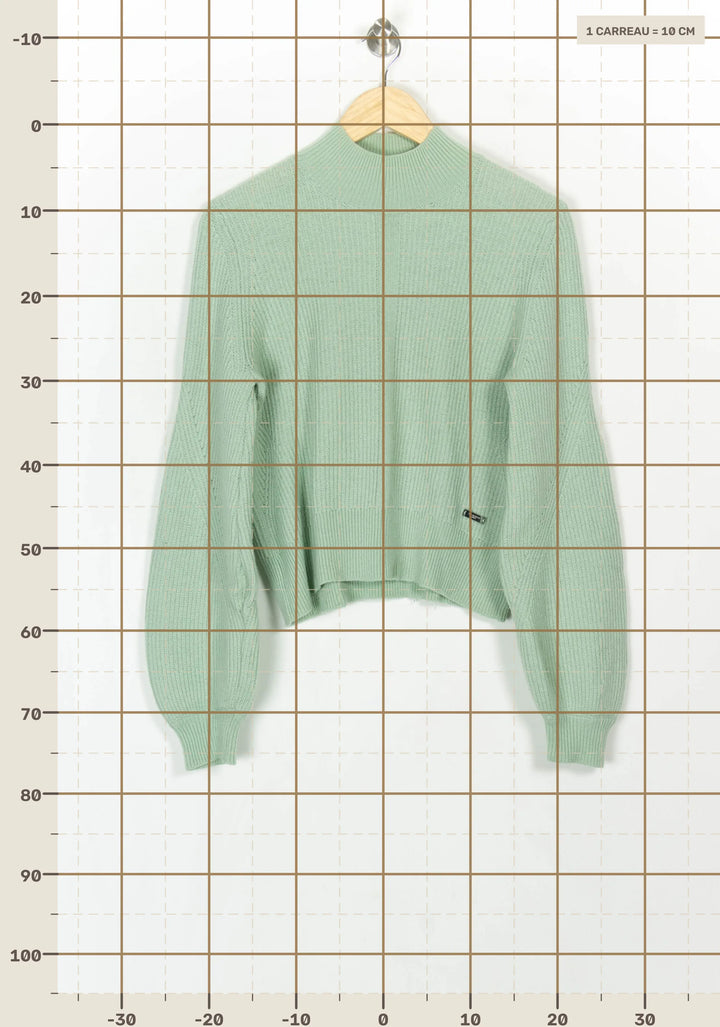 Pull Vert - Taille M/38 de la marque The Kooples | PARAD120482 - Vendu par Paradigme - Image 4
