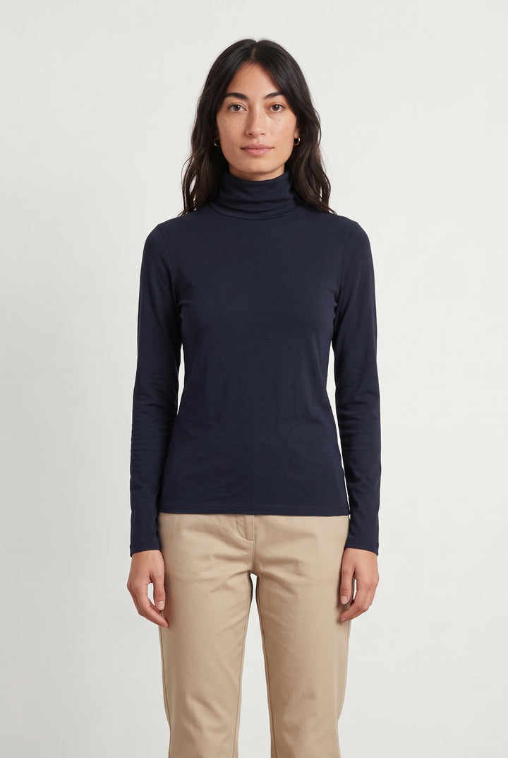 Sous pull Bleu - Taille XS/34 de la marque Caroll | PARAD120483 - Vendu par Paradigme - Image 1