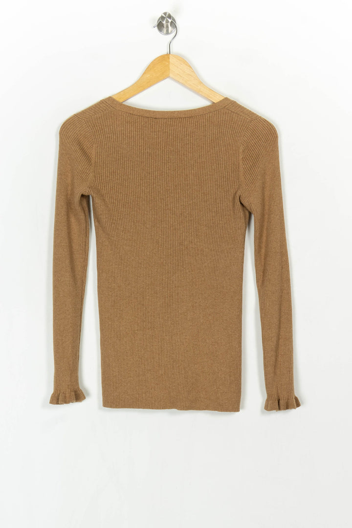 Pull Beige - Taille S/36 de la marque Sézane | PARAD120485 - Vendu par Paradigme - Image 5