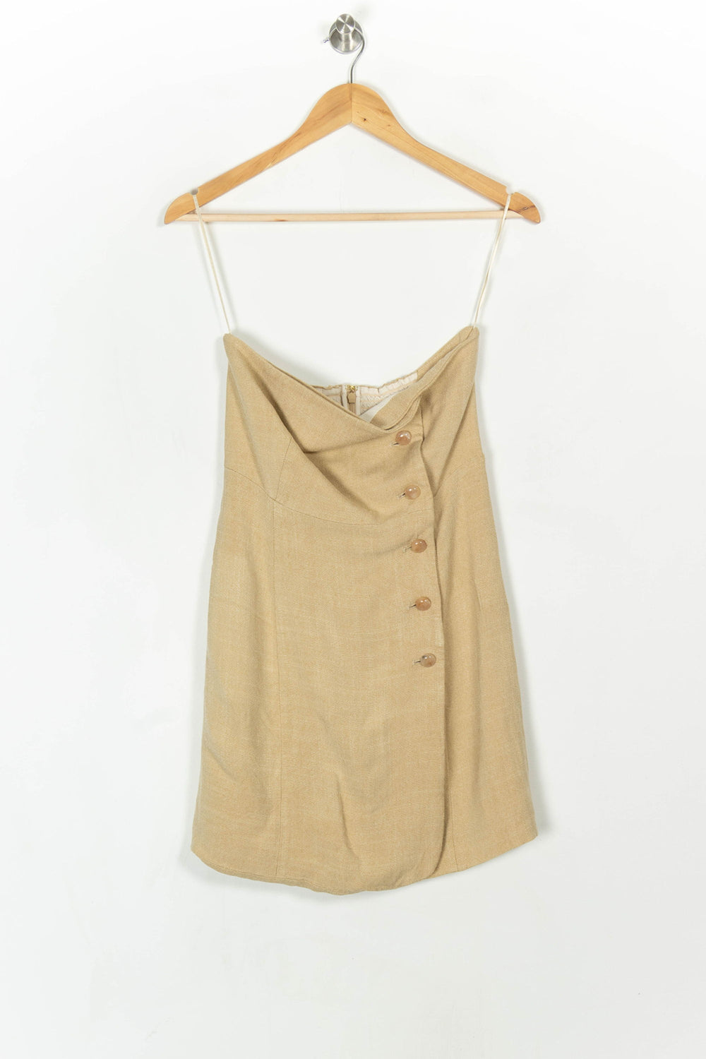 Robe Courte Beige - Taille S/36 de la marque Sézane | PARAD120492 - Vendu par Paradigme - Image 2