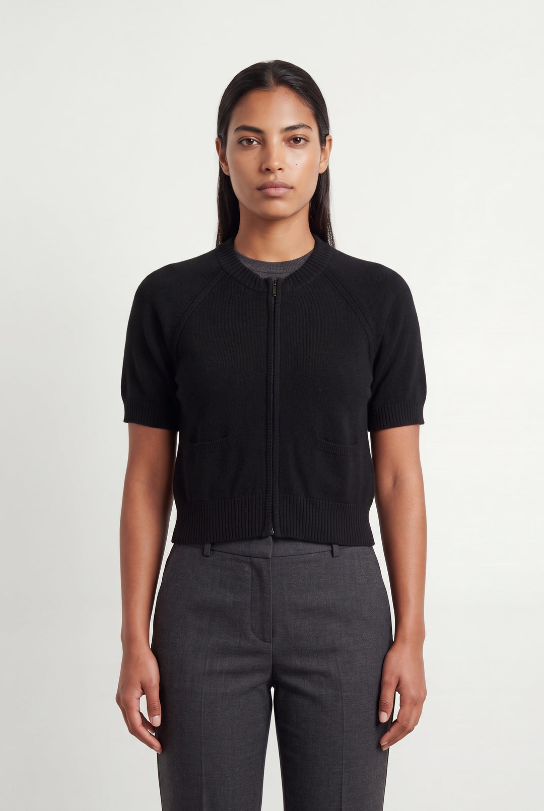 Gilet Noir - Taille L/40 de la marque Caroll | PARAD120496 - Vendu par Paradigme - Image 1