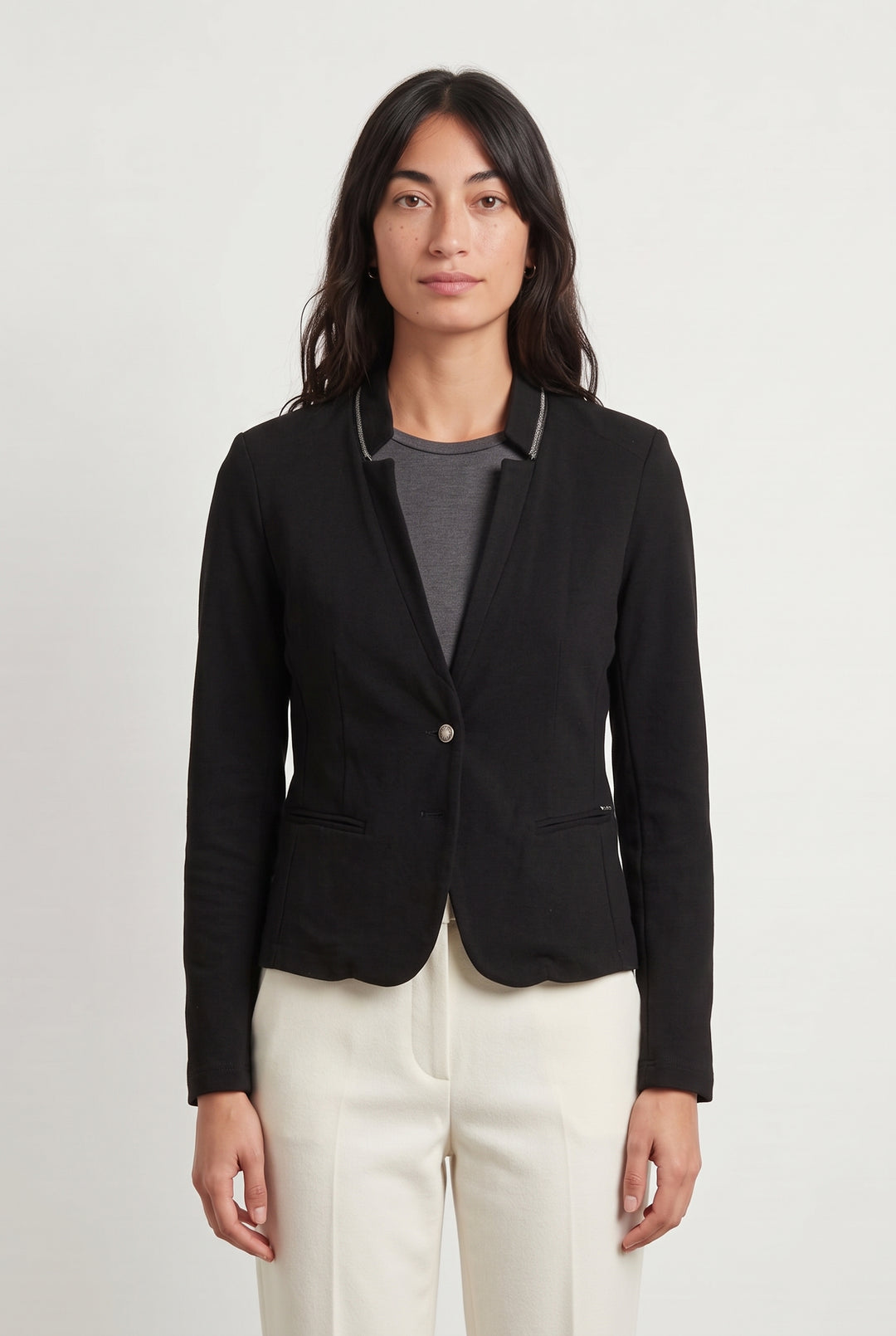 Veste Noire - Taille M/38 de la marque IKKS | PARAD120500 - Vendu par Paradigme - Image 1