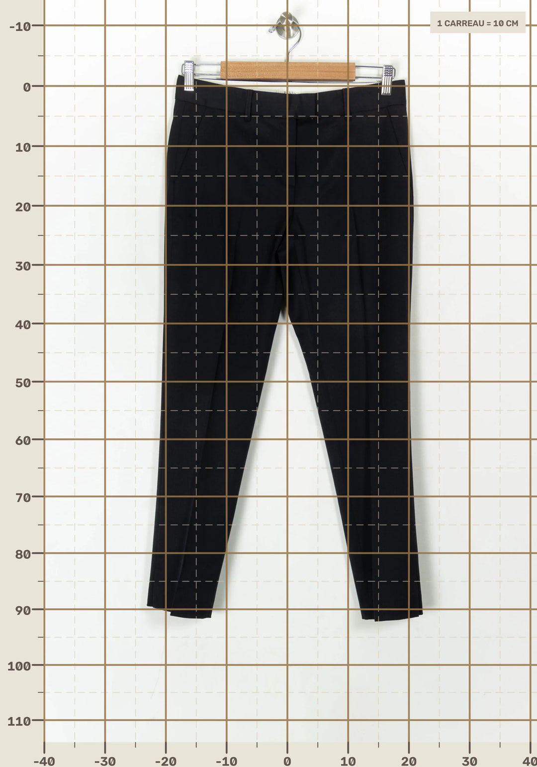 Pantalon Habillé Bleu - Taille S/36 de la marque Pablo | PARAD120507 - Vendu par Paradigme - Image 4