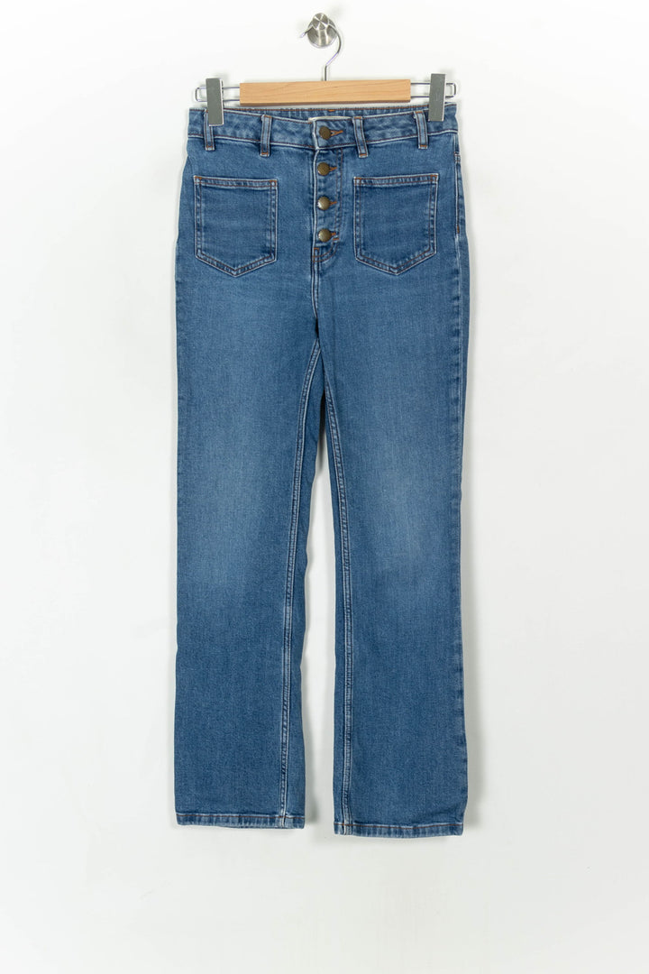 Jean Droit Bleu - Taille S/36 de la marque Maje | PARAD120509 - Vendu par Paradigme - Image 2