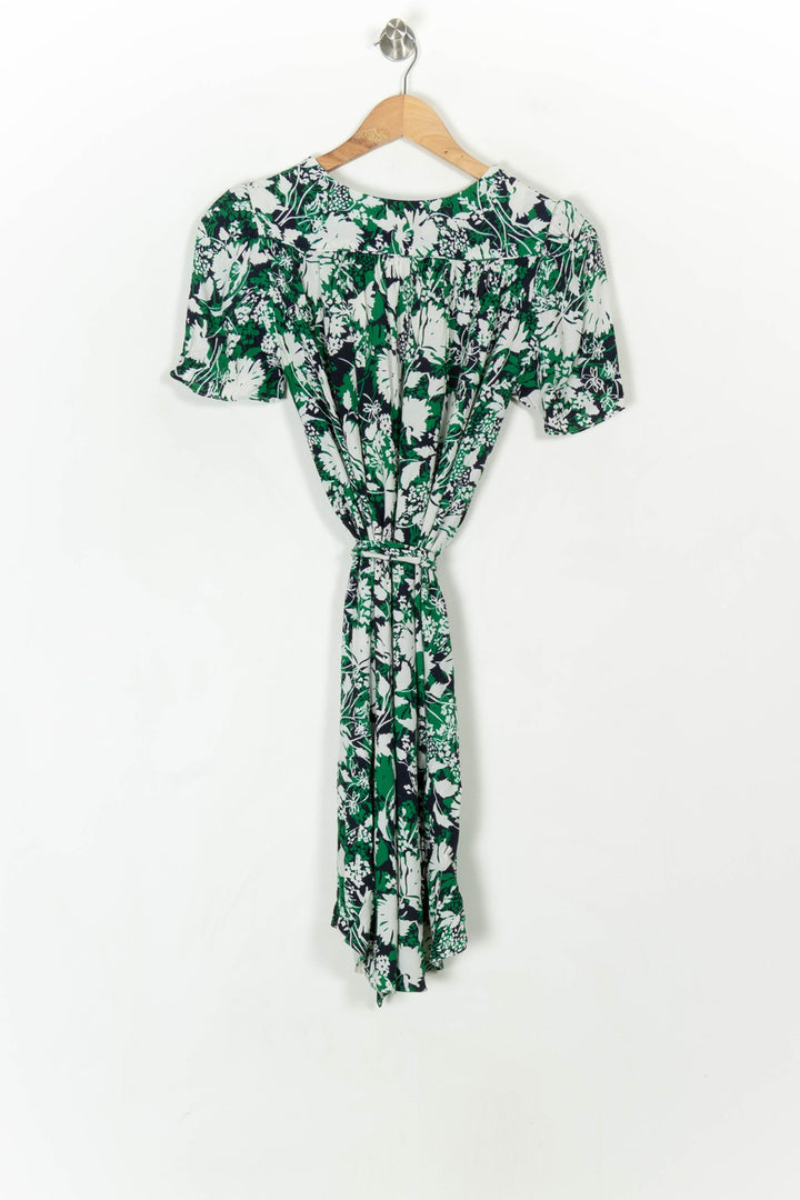 Robe Portefeuille Verte et Blanche - Taille M/38 de la marque ZAPA | PARAD120510 - Vendu par Paradigme - Image 5