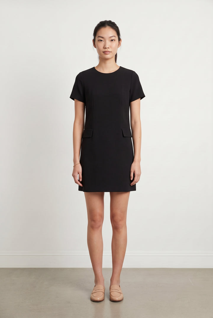 Robe Courte Noire - Taille M/38 de la marque Caroll | PARAD120511 - Vendu par Paradigme - Image 1