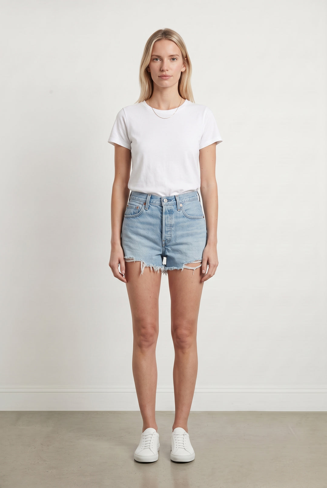Short en Jean Bleu - Taille M/38 de la marque Levi&