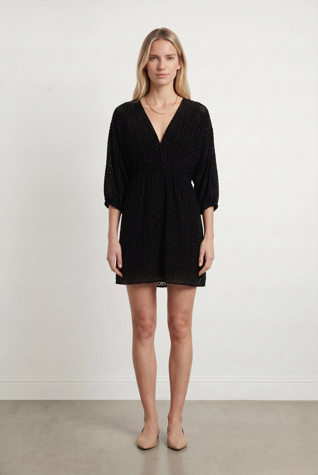 Robe Courte Noire - Taille S/36 de la marque Sud express | PARAD120515 - Vendu par Paradigme - Image 1