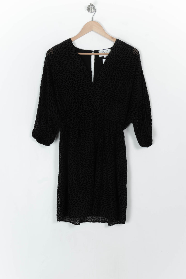 Robe Courte Noire - Taille S/36 de la marque Sud express | PARAD120515 - Vendu par Paradigme - Image 2